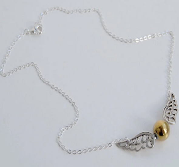 Magical Ball with Wings Necklace