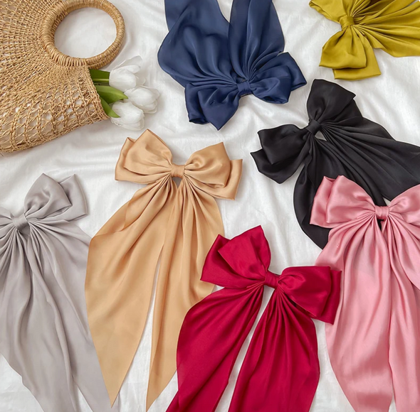 Handmade Satin Bows for Timeless Elegance and Cottage Core Charm