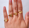 WildFlower Engraved/Stamped Rings