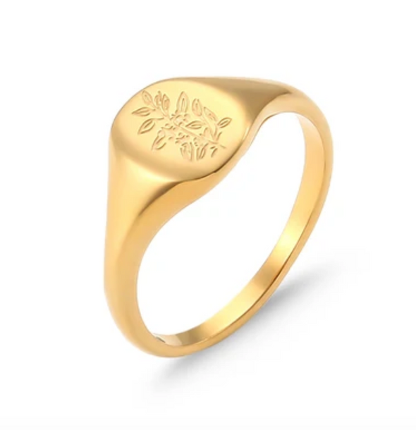 WildFlower Engraved/Stamped Rings