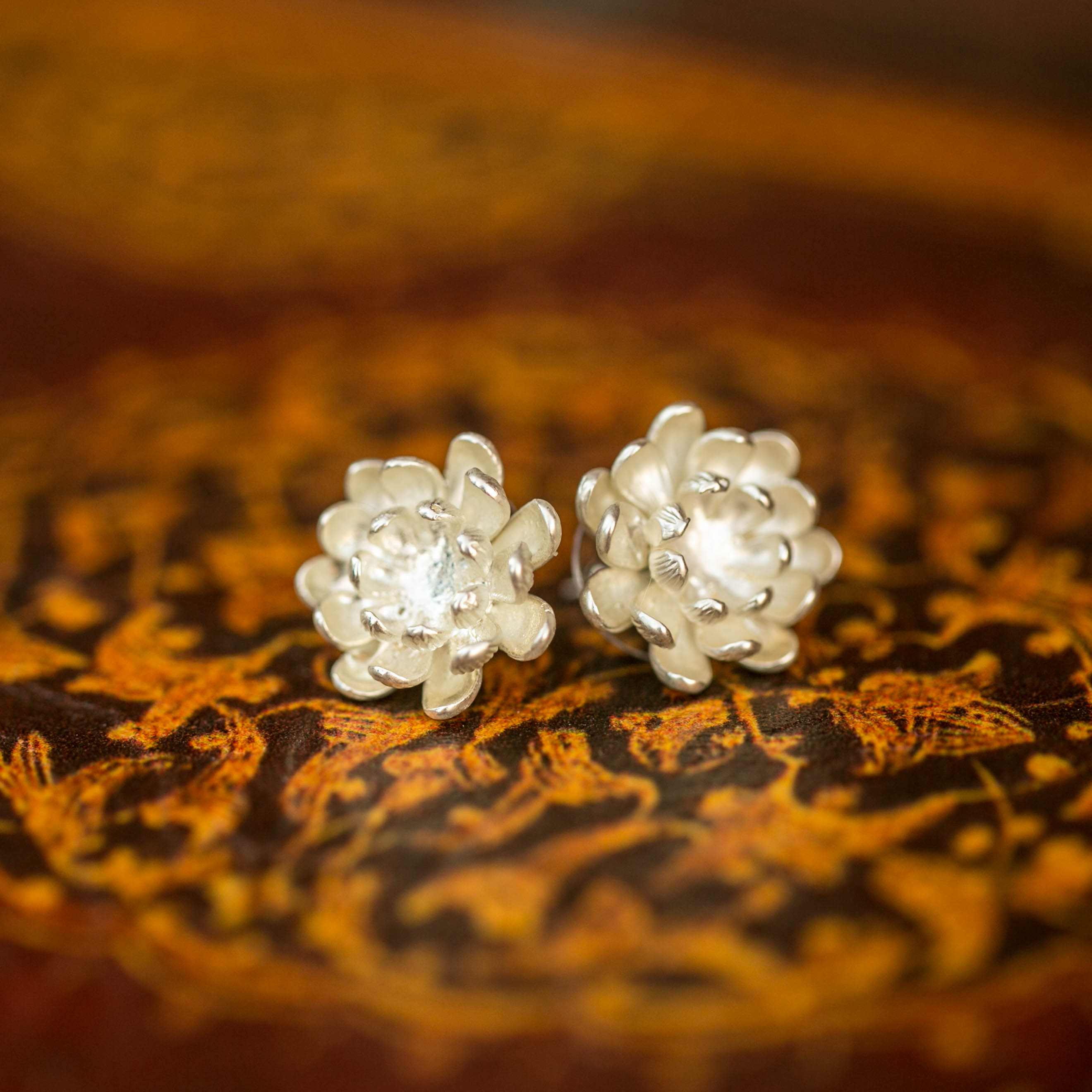 succulent stud earrings The Succulent Studs – Adorned by Aisha