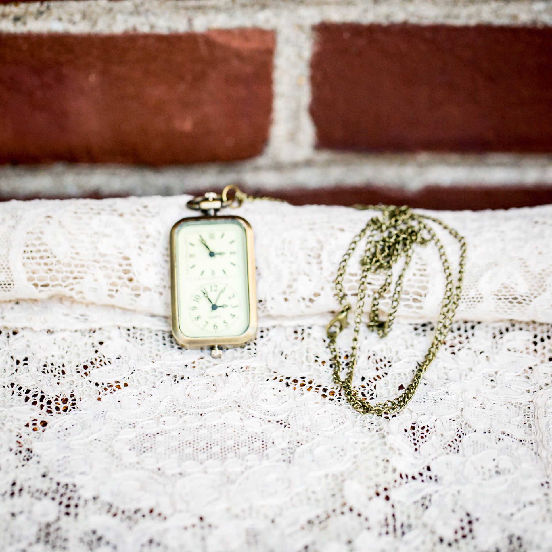 Dual Time Pocketwatch – Adorned by Aisha