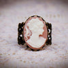 The Victoria Cameo Ring (Color Choices Available)