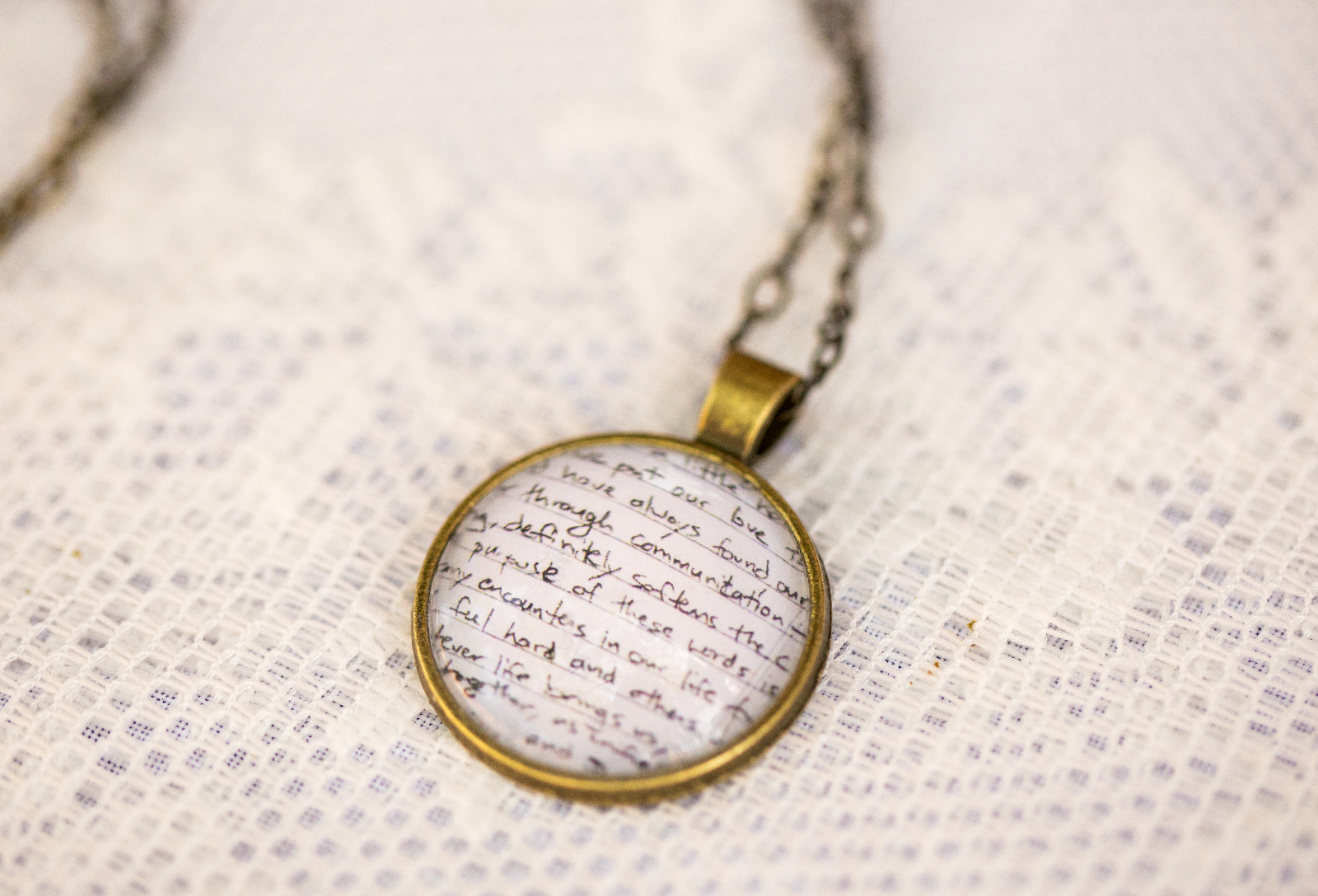 Custom 2025 quote necklace