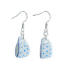 Tea Cup Earring made from miniature dollhouse china