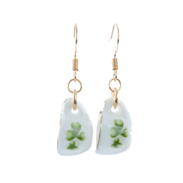 Tea Cup Earring made from miniature dollhouse china