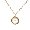 Real Mustard Seed Necklace in Glass Orb