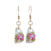 Tea Cup Earring made from miniature dollhouse china