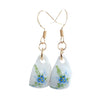 Tea Cup Earring made from miniature dollhouse china