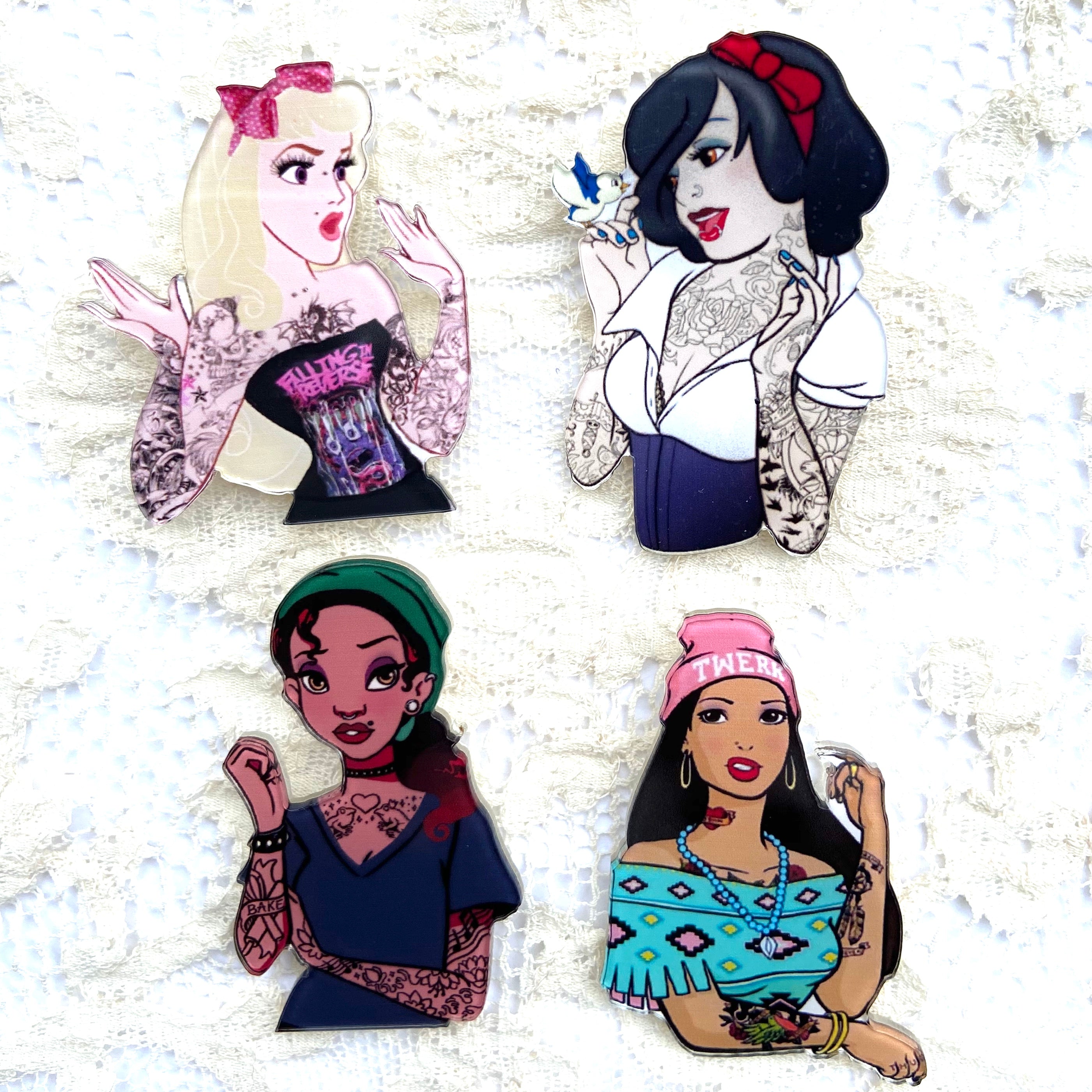 Pink Punk Princess Punk Disney Princess Ariel Drawing