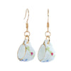 Tea Cup Earring made from miniature dollhouse china