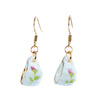 Tea Cup Earring made from miniature dollhouse china