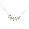 Orchid (5 tiny blossoms in a row) Necklace