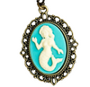 Mermaid Cameo Necklace