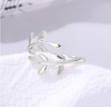Adjustable Leaf Wrap Ring