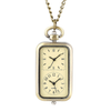 two time zone pocketwatch with dual times for long distance relationships on white background